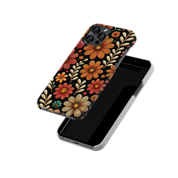 Floral Pattern Slim Hard Case