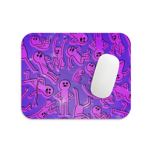 Mr.Crazy Man Mouse Pad