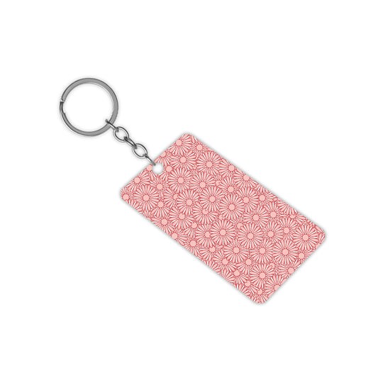 Red Flowers Keychain