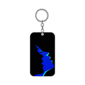 Illusion Lady Keychain