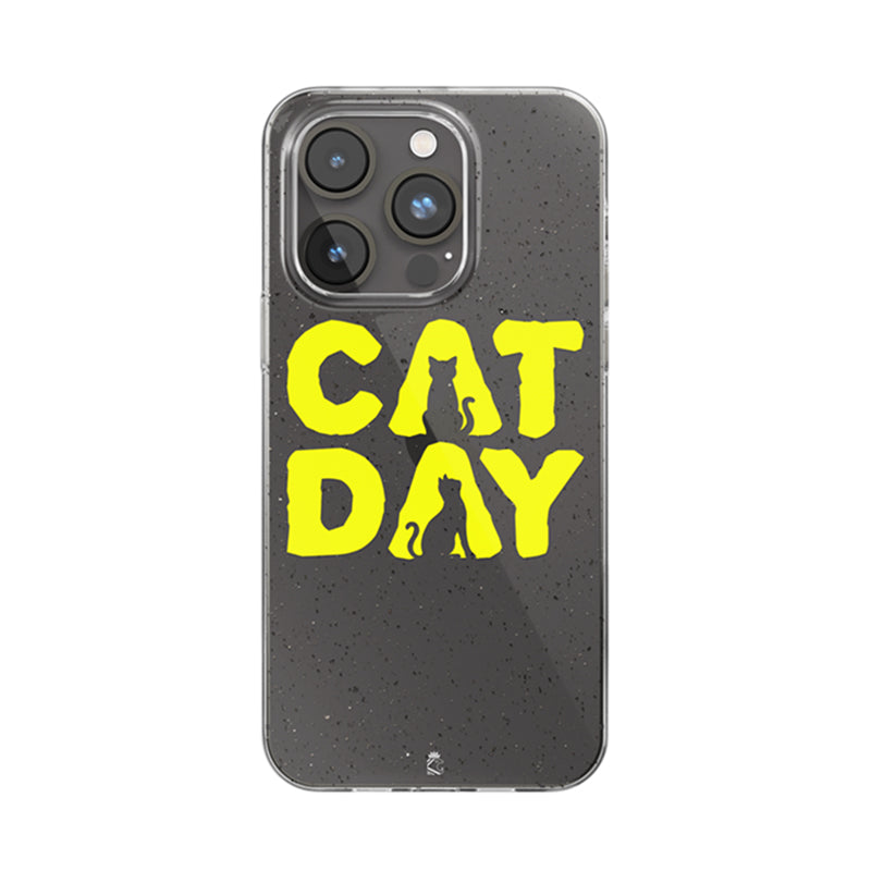 Cat Day Clear Silicone Case