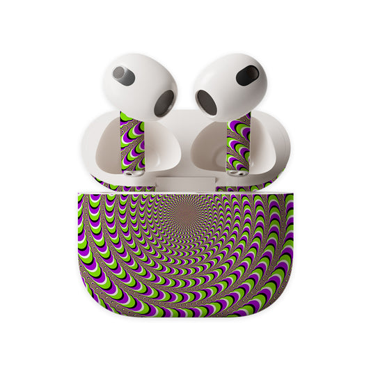 Spinning Illusion Earbuds Skin