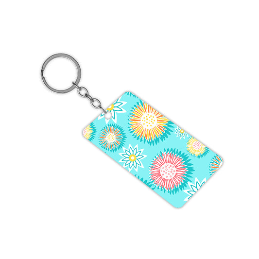 Colourful Flower Keychain
