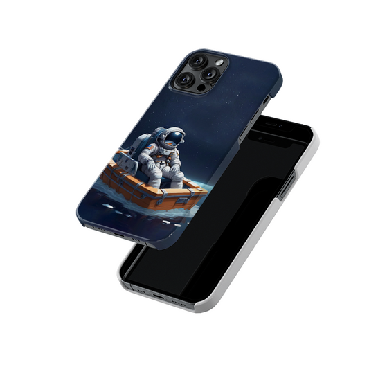 Astronaut On Boat Slim Hard Case