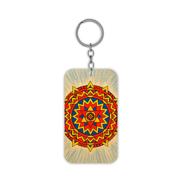 Mandala Chakra Keychain