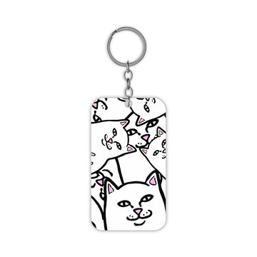 Crazy Cats Keychain