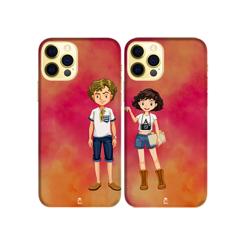 Fashion Pair Slim Hard Couple Phone Case
