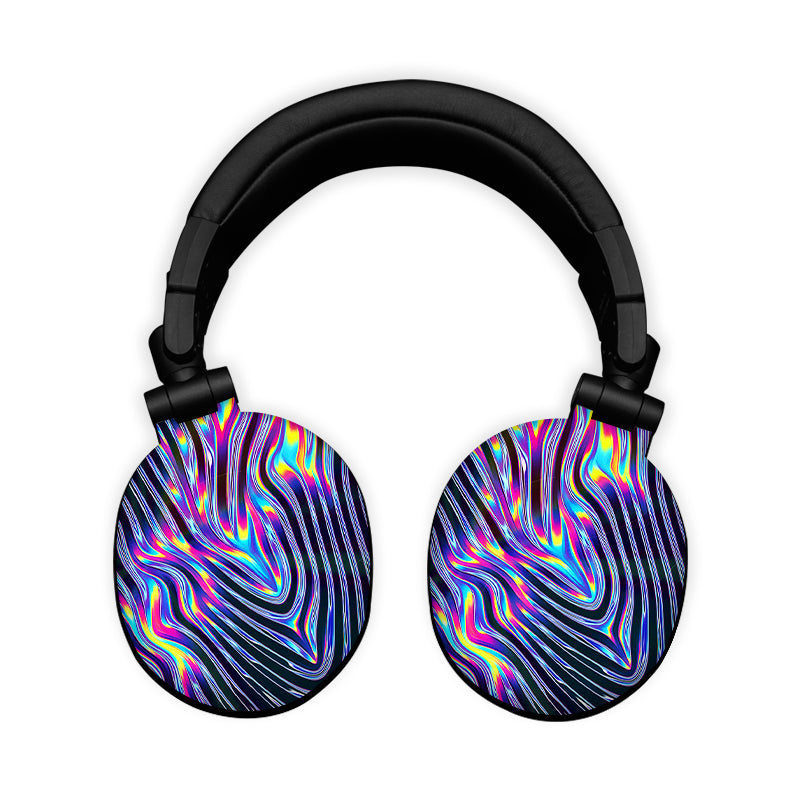 Holographic Swirls Headphone Skin