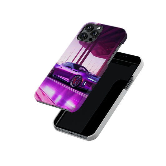 Neon Supercar Slim Hard Case