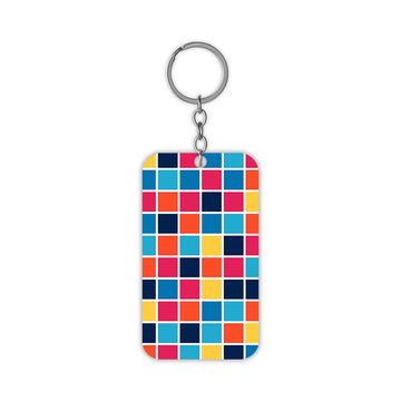 Tile Pattern Keychain
