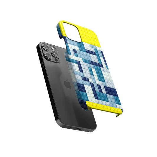 Blocks Pattern Slim Hard Case