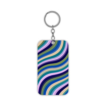 Swirl Lines Keychain