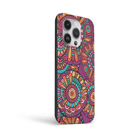 Mandala Wheels Flexible Soft Silicone Case