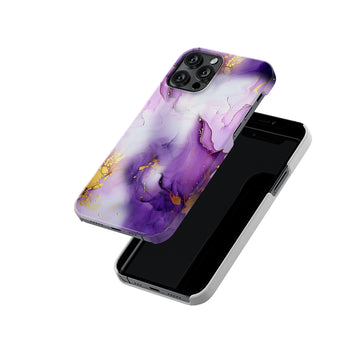 Lavender Granite Marble Slim Hard Case