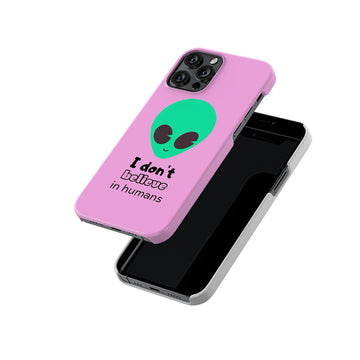 I dont Believe in Humans Slim Hard Case