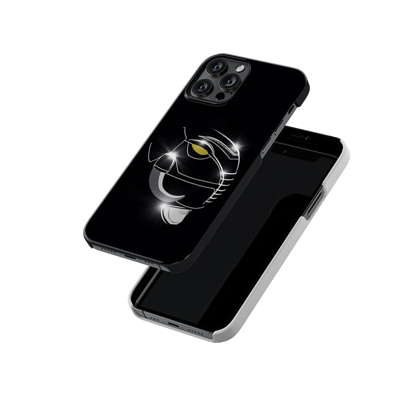 Black Mighty Morphin Power Ranger Slim Hard Case