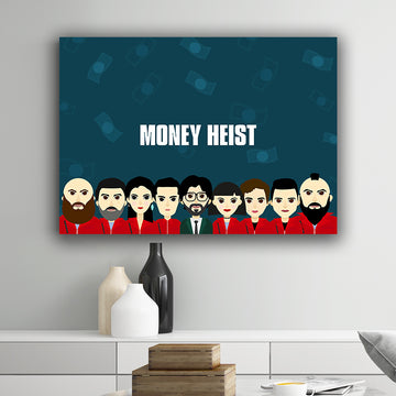 Money Heist Landscape Poster