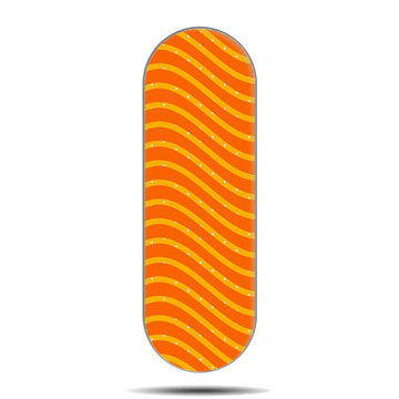 Thumb Print Wave Pattern Phone Slider Grip