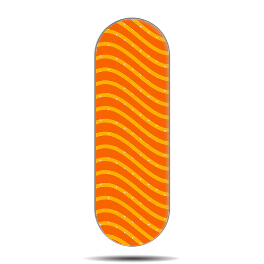 Thumb Print Wave Pattern Phone Slider Grip