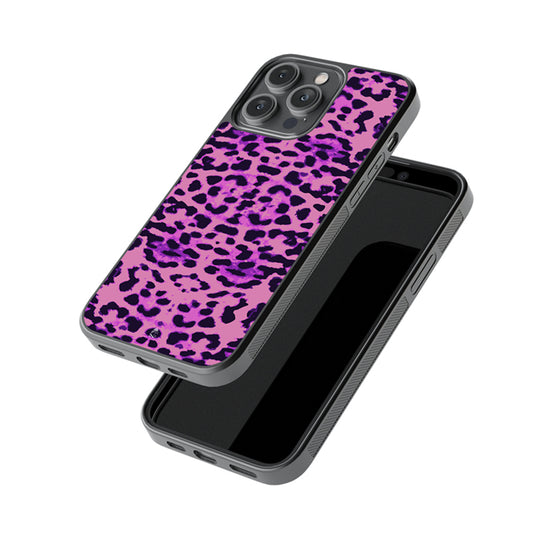 Rare Purple Star fish Pattern Glossy Metal Case