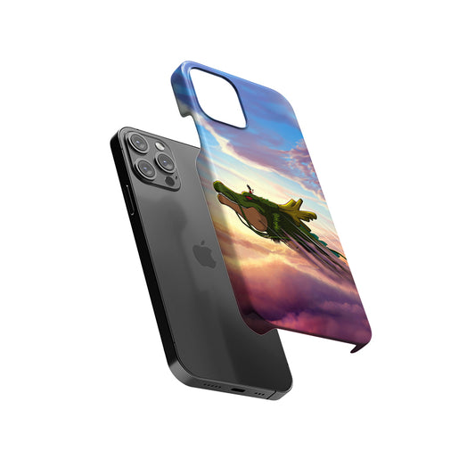 Shenron with young goku Slim Hard Case