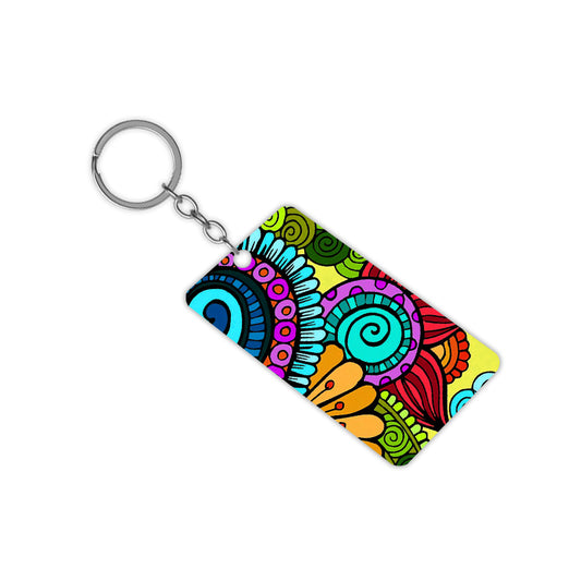 Rangoli Design Keychain