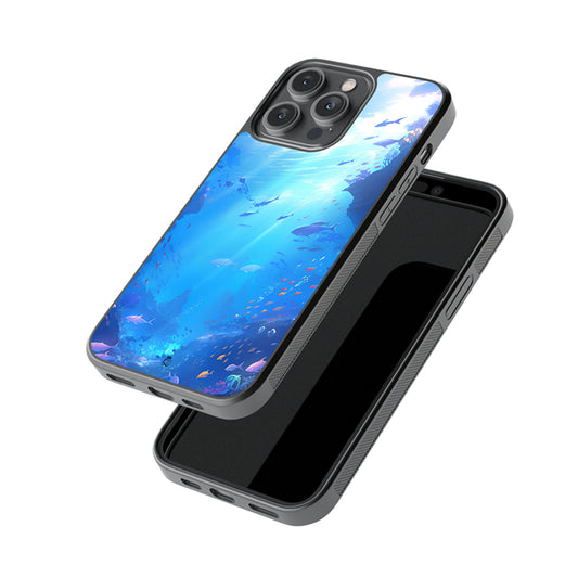 Deep Blue Sea Glossy Metal Case
