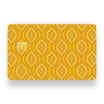 Beige Royal Pattern Debit Card Skin