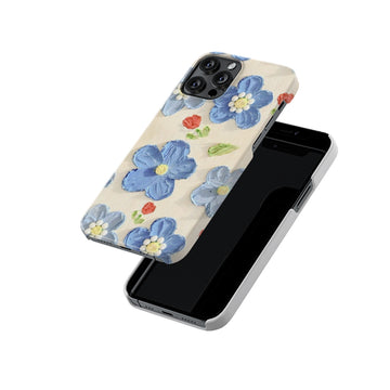 Blue Painting Pastel Slim Hard Case