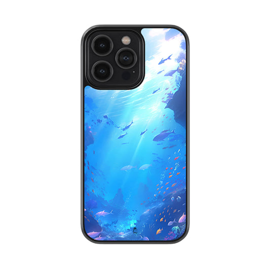 Deep Blue Sea Glossy Metal Case