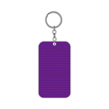 Purple Linear lines Keychain