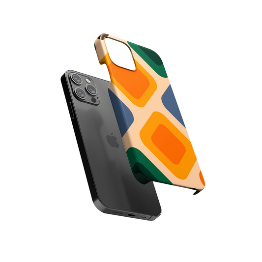 Square Box Pattern Slim Hard Case