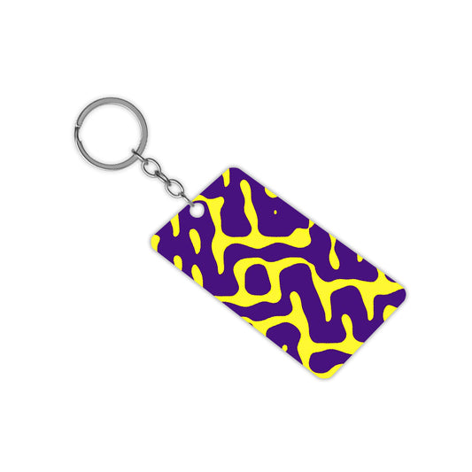 Purple Swirl Keychain