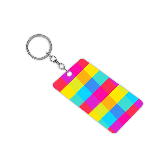 Colourful Check Box Keychain