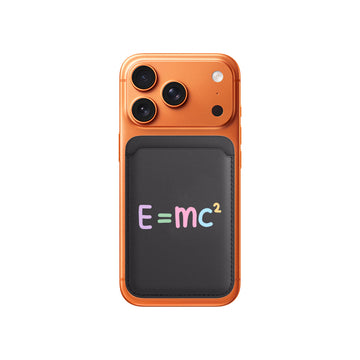E=MC Square Magsafe Wallet