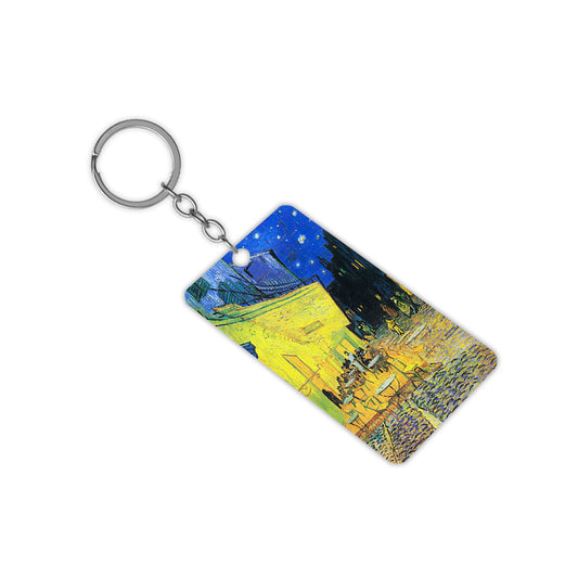 Cae Terrace at Night Keychain