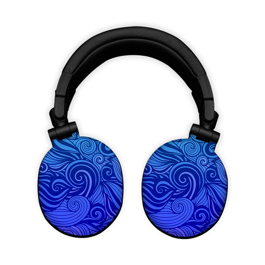 Blue Swirl Headphone Skin