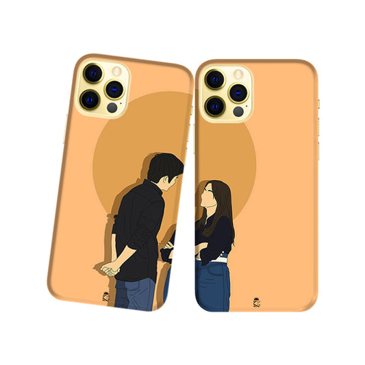 Quality Time with You Slim Hard Couple Phone Case