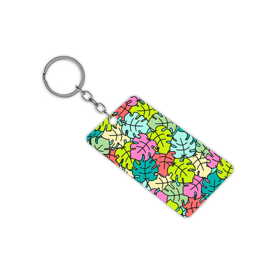 Leaf Pattern Keychain
