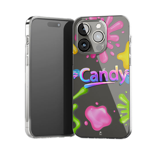 Candy splash Clear Silicone Case