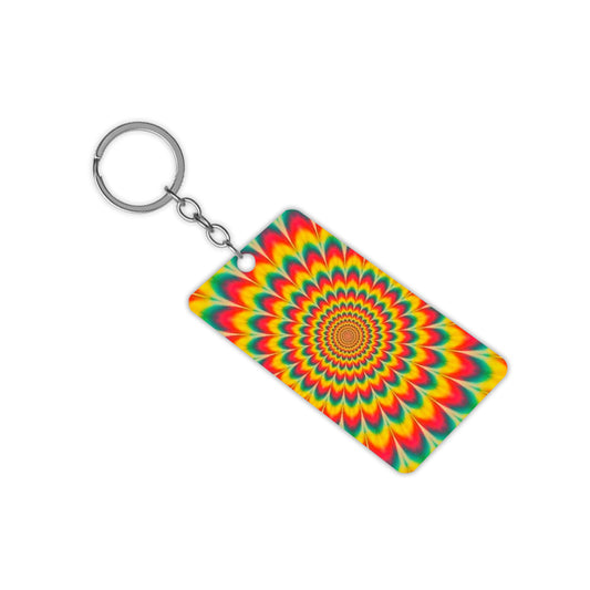Chrome Radial Blur Keychain