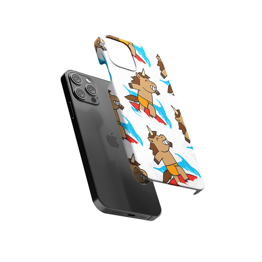 Unicorn Surfing Slim Hard Case