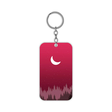 Night Forest Keychain