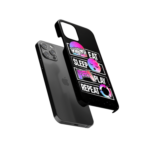Eat, Sleep, Play, Repeat Slim Hard Case