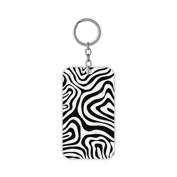 Topograph Design Keychain