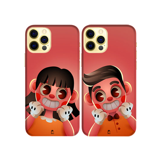 Entertainment Couple Slim Hard Couple Phone Case