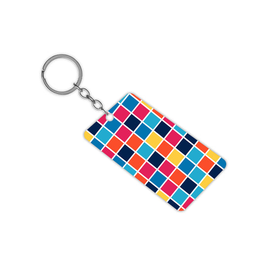 Tile Pattern Keychain