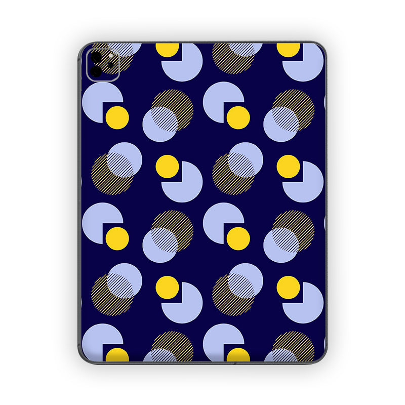 Blue Pacmans Ipad Skin