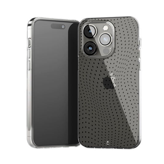 Dotted waves Clear Silicone Case