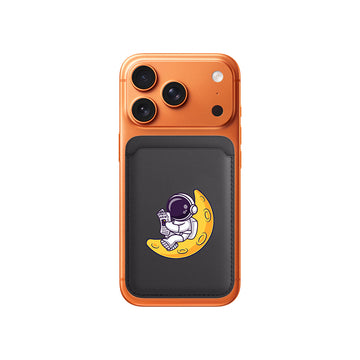 Space Moon Astronaut Magsafe Wallet